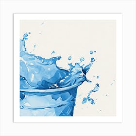 Water Splash 2 Art Print