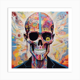 Skull Of The Day 2 Art Print