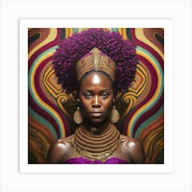 African Beauty Art Print