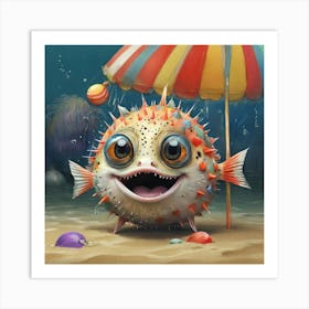 Puffer Fish 10 Art Print