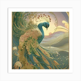 Peacock 27 Art Print