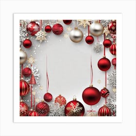 Christmas Frame Art Print