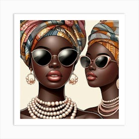 Beautiful African Women Art Print