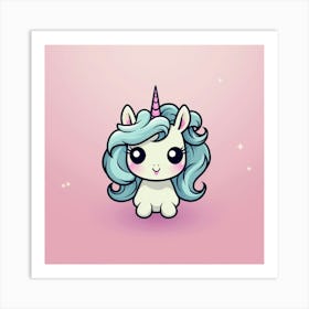 Cute Unicorn 474 Art Print