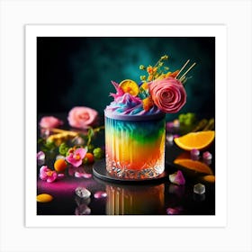 Colorful Cocktail Art Print