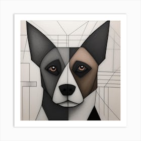 Abstract Dog Art Print