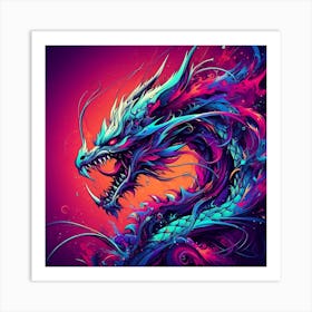 Dragon Design 3 Art Print