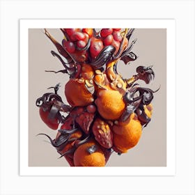 Oranges And Berries Art Print