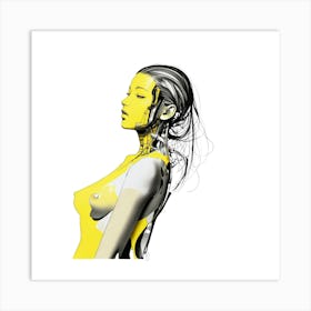 Robot Girl 1 Art Print