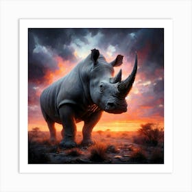 Wild Animal Illustration 261 Art Print