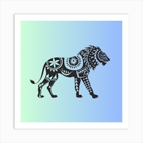 Lion Art 4 Art Print