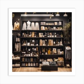 Interior Of A Store Art Print