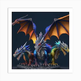 Dragons Art Print