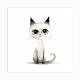 Kitty Cat Art Print