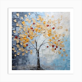 Abstract Tree Painting 3 Art Print