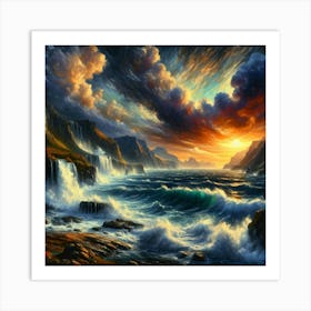 Tempestuous Beauty 16 1 Art Print