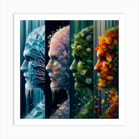 Four Seasons Art Print