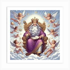 King Of Angels 1 Art Print