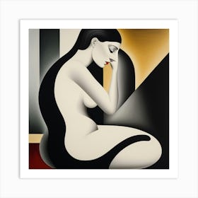 Nude Woman Art Print