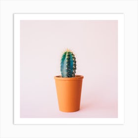 Cactus In A Pot Art Print