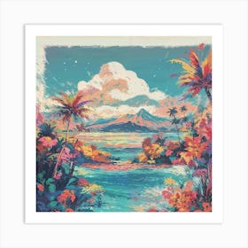 Tropical Paradise Art Print