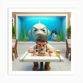 Fish Tank 1 Art Print