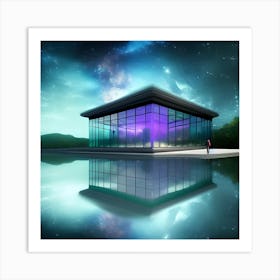 Futuristic House 1 Art Print