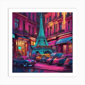 Paris Eiffel Tower Art Print