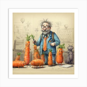 Carrots 11 Art Print