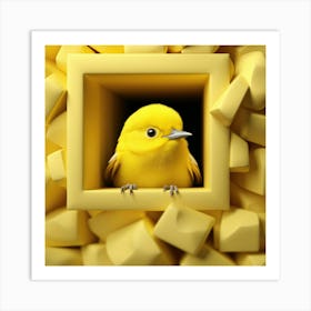 Yellow Bird Art Print