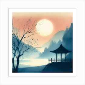 Asian Landscape 41 Art Print