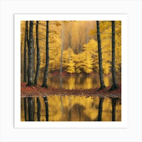 Autumn Forest 16 Art Print