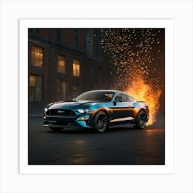 Ford Mustang Gt Art Print