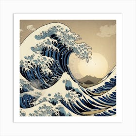 Great Wave Off Kanagawa 1 Art Print
