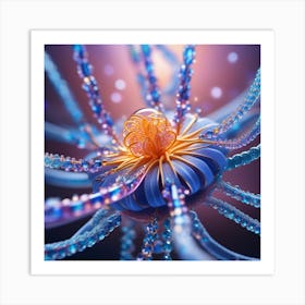 3d Fractal Art Art Print