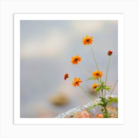 Autumn Flowers Art Print