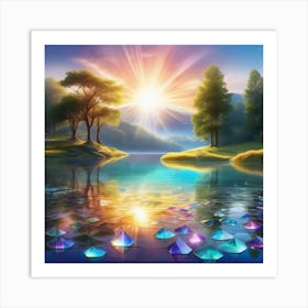 Lily Pond 14 Art Print