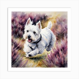 Westie Watercolour Art Print