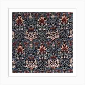 William Morris Textile Design 19 Art Print