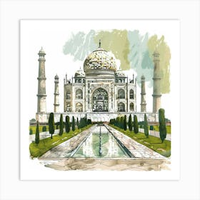 Taj Mahal 1 Art Print