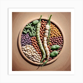 Legumes As A Logo (15) Art Print