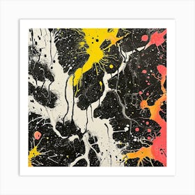 Splatters 2 Art Print