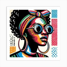 Afro Pop Art Art Print