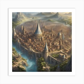 Ancient Imperial Capital City Art Print