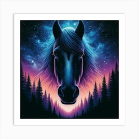 Horse Head Art Print