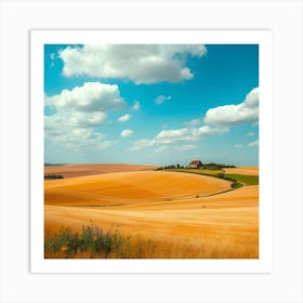 Field Of Wheat Art Print