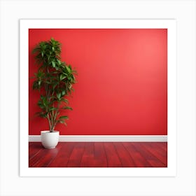 Red Wall Art Print