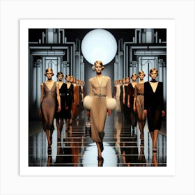 Fashion Show 2 Art Print