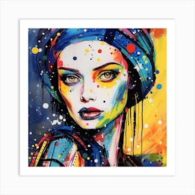 Abstract Of A Woman 20 Art Print