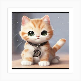 Cute Kitten 1 Art Print